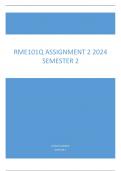 RME101Q   ASSIGNMENT 2  ANSWERS 2024 SEMESTER 2 (PRESCRIBED BOOK & STUDY GUIDE USED) Whatsapp //wa.me/27639110630