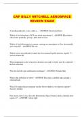 CAP BILLY MITCHELL AEROSPACE REVIEW EXAM 