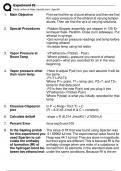 Study Guide: CHEM1LD Experiment #2 (UCI)