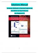 COMPLETE - Elaborated Test Bank for Computer Methods in Chemical Engineering 1Ed.by Nayef Ghasem. ALL Chapters(1-9) Included |152| Pages - Questions & Answers