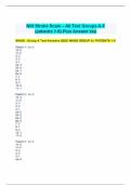 Updated NIH Stroke Scale – All Test Groups A-F (patients 1-6) Answer key Updated Summer 2024.