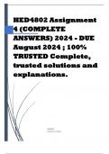 GGH3708 Assignment 2 (COMPLETE ANSWERS) Semester 2 2024 (591582) - DUE 23 August 2024 ; 100% TRUSTED Complete, trusted solutions and explanations