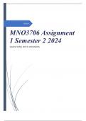 MNO3706 Assignment 1 Semester 2 2024