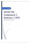 MNO3706 Assignment 2 Semester 2 2024