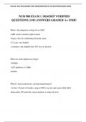 NUR 508 EXAM 1 2024/2025 VERIFIED QUESTIONS AND ANSWERS GRADED A+ SNHU