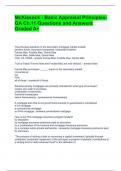 McKissock - Basic Appraisal Principles- GA Ch.11 Questions and Answers Graded A+