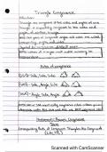 Geometry Class Notes for all shapes