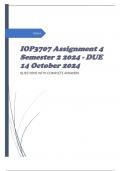 IOP3707 Assignment 4 Semester 2 2024 - DUE 14 October 2024