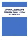 IOP3707 Assignment 4 Semester 2 2024 - DUE 14 October 2024