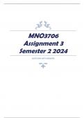 MNO3706 Assignment 3 Semester 2 2024