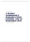 LJU4804 Assignment 2 Semester 2 2024 (572928) - DUE 13 September 2024