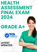 NURS 6512 FINAL EXAM NEWEST VERSION 2024 ACTUAL EXAM  QUESTIONS AND CORRECT DETAILED ANSWERS/ADVANCED HEALTH ASSESSMENT FINAL EXAM|ALREADY GRADED A+||BRAND NEW!! 