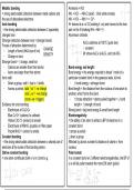 Summary -  Unit 2 - Bonding and Structure (9CH0)