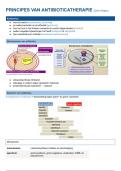 Samenvatting "antibiotica" -  Infectieziekten 1 (deel B)