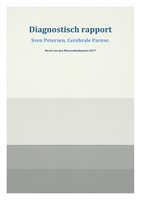 Diagnostisch rapport. Cerebrale Parese. Ergotherapie jaar 1. cijfer 7,5.