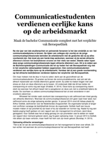 Artikel voor het vak Artikel Schrijven