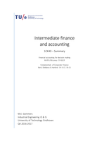 1CK40 - Intermediate Finance and Accounting Summary