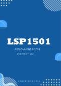 LSP1501 Assessment 8 Semester 2 2024