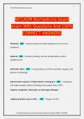 NCCAOM Biomedicine board exam With Questions And 100% CORRECT ANSWERS