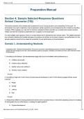 Section 4 Sample Selected-Response Questions