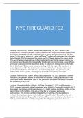 NYC FIREGUARD F02  STUDY GUIDE