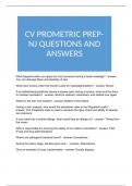 CV PROMETRIC PREP- NJ QUESTIONS AND ANSWERS