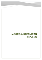 Tourist competitiveness: Mexico & Dominican Republic