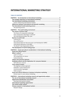 A. Kenyon, R. Lowe & I. Doole - International Marketing Strategy