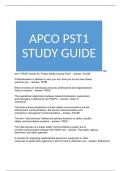 APCO PST1 STUDY GUIDE