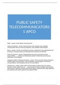 PUBLIC SAFETY TELECOMMUNICATORS 1 APCO