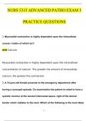 NURS 5315 Advanced Patho exam 3 practice Questions and Answers (2024 / 2025) (Verified Answers)