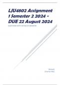 LJU4802 Assignment 1 Semester 2 2024 - DUE 22 August 2024