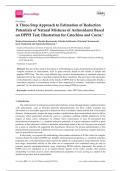 A Three-Step Approach to Estimation of Reduction  Potentials of Natural Mixtures of Antioxidants Based  on DPPH Test; Illustration for Catechins and Cocoa †