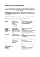 Summary International Marketing 