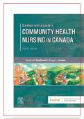  TEST BANK FOR STANHOPE AND LANCASTER'S COMMUNITY HEALTH NURSING IN CANADA 4TH EDITION BY SANDRA A. MACDONALD ALL CHAPTERS||COMPLETE GUIDE A+ QUESTIONS AND COMPLETE WELL EXPLAINED AND 100% CORRECT VERIFIED ANSWERS WITH RATIONALE  LATEST UPDATE 2024 GRA