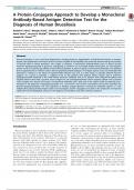 A Protein-Conjugate Approach to Develop a Monoclonal Antibody-Based Antigen Detection Test for the Diagnosis of Human Brucellosis