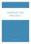 Samenvatting Urologie 2