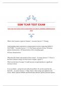 SSM TCAR TEST EXAM WITH GUARANTEED ACCURATE ANSWERS|VERIFIED EXAM 2024