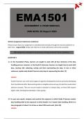 EMA1501 Assignment 4 (Detailed Answers) Year Module - Due 20 August 2024