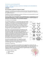 Samenvatting leerdoelen anatomie en biomedisch blok B (jaar 1)