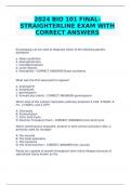 Package deal for 2024 US HISTORY 101 STRAIGHTERLINE FINAL EXAM WITH CORRECT ANSWERS