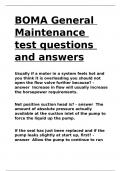 BOMA General Maintenance test questions and answers