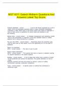     MGT 6311 Gatech Midterm Questions And Answers Latest Top Score.