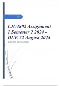 LJU4802 Assignment 1 Semester 2 2024 - DUE 22 August 2024