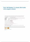 MAT 240 Module 7-2 zybook 2024 Guide with complete solution