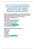 IEC YEAR 2 FINAL EXAM NEWEST ACTUAL EXAM 2024-2025 COMPLETE 350 QUESTIONS AND CORRECT DETAILED ANSWERS (VERIFIED ANSWERS) |ALREADY GRADED A+