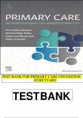 Test Bank for Primary Care: Interprofessional Collaborative Practice 6th Edition by Buttaro. All Chapters 1- 228 Questions And Answers in 260 Pages. All Answers Are Correct.