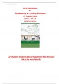 Solutions Manual for Fundamental Accounting Principles 14th Canadian Edition (Volume 1) By Kermit Larson Tilly Jensen (All Chapters, 100% Original Verified, A+ Grade)