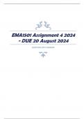 EMA1501 Assignment 4 2024 - DUE 20 August 2024