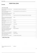  CBSPD FINAL EXAM   Terms in this set (100)  Why is it Important to evenly distribute large instruments in a set?	Extra condensation will make the set more difficult to dry. Which of the following best describes the overall role of the CS/SPD?	To provide 